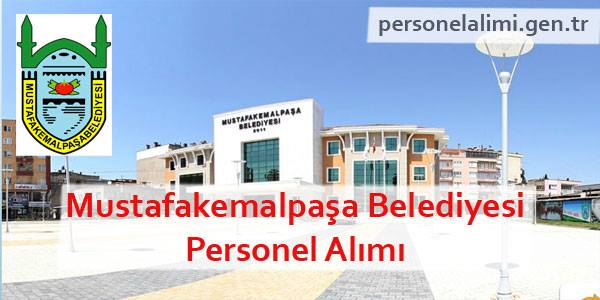 Mustafakemalpaşa Belediyesi Personel Alımı