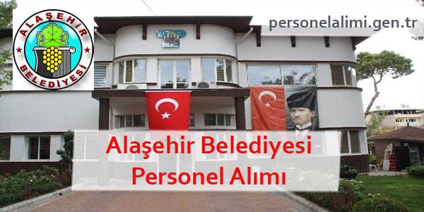 Alaşehir Belediyesi Personel Alımı