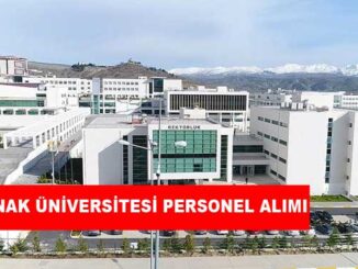 Şırnak Üniversitesi Personel Alımı ve İş Başvurusu