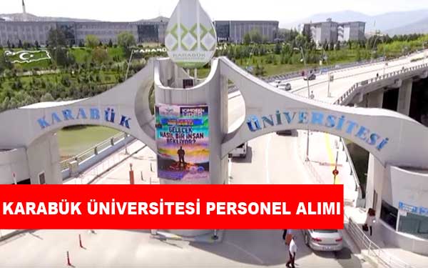 Karabük Üniversitesi Personel Alımı ve İş İlanları