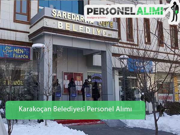 Karakoçan Belediyesi Personel Alımı