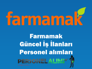 Farmamak Personel Alımı ve İş İlanları 2024